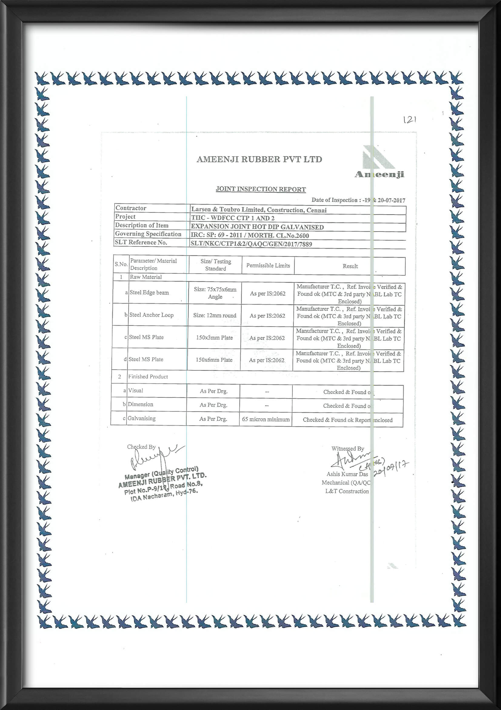 Ameenji Certification