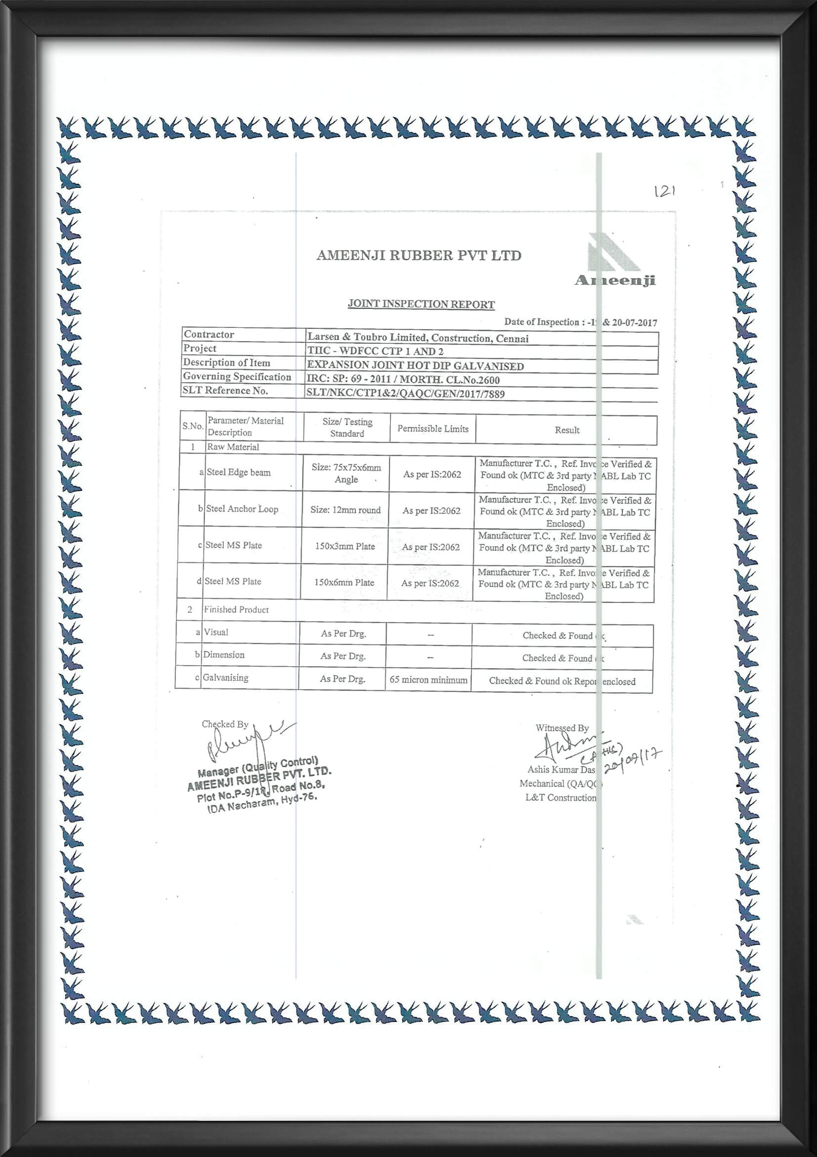 Ameenji Certification